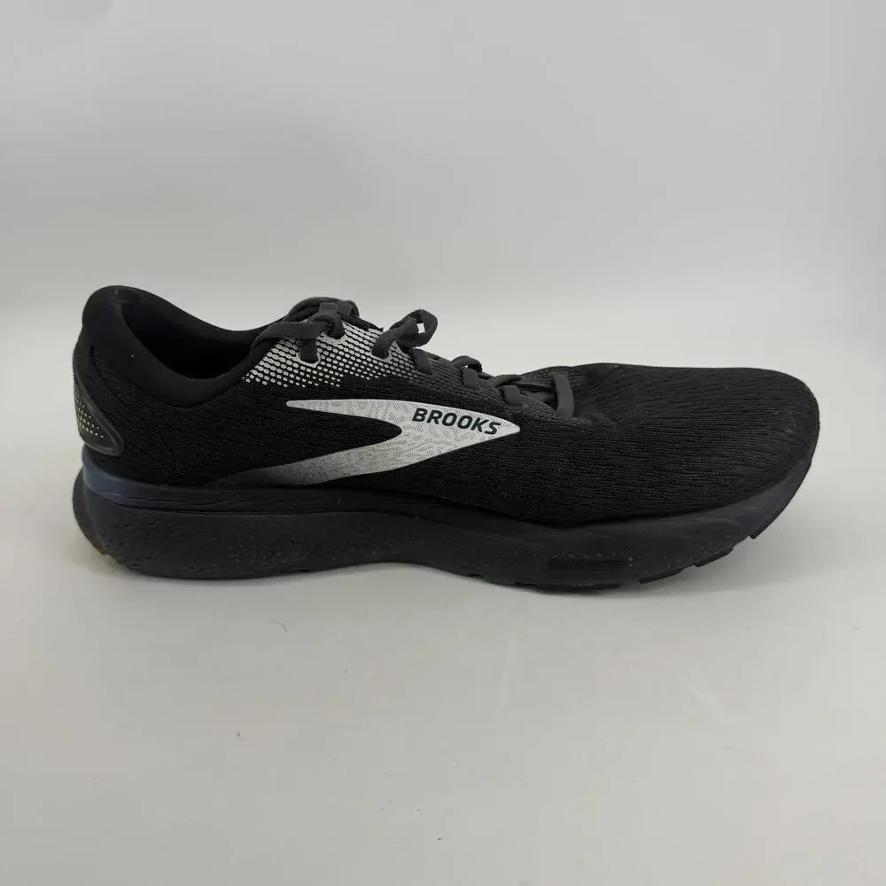 Brooks Ghost 16 Shoes Mens Size 12 Black Running Athletic Sneakers 1104181D046